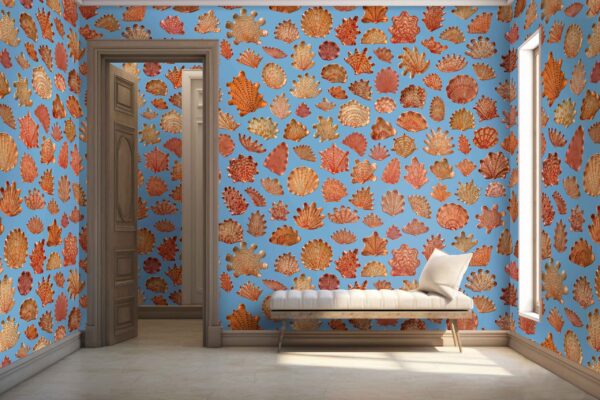 Coral & Blue