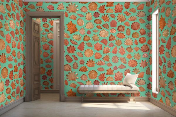 Coral & Green