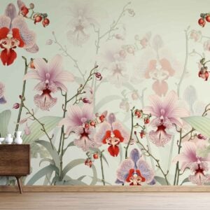Orchid in red