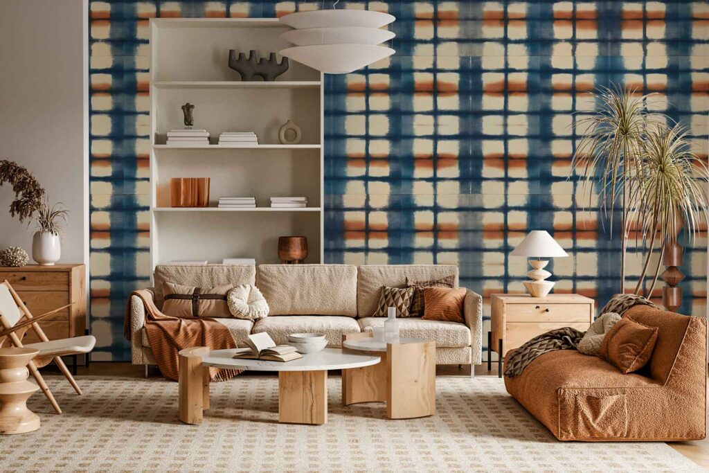 Interior Checks Checks & Balances | Cara Saven Wall Design - USA