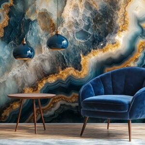 Blue Cut Stone