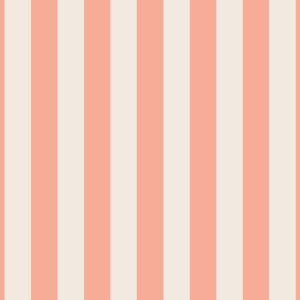 Peach & Cream Stripe