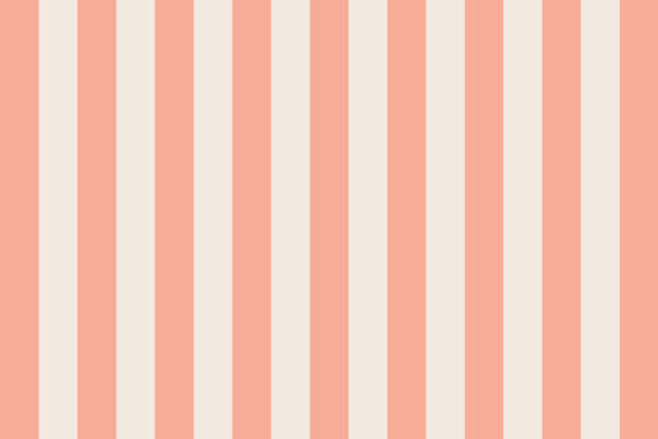 Peach & Cream Stripe - Image 2