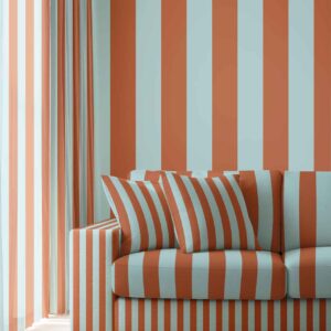 Blue & Copper Stripe