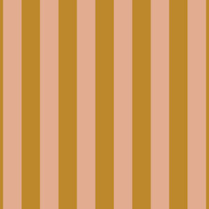 Yellow & Peach Stripe