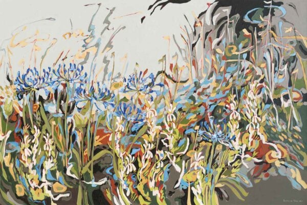 Fynbos landscape with Erica, Agapanthus and Restio_Grounded - Image 2