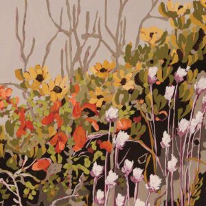 Yellow Cone Bush, wild Sage and Everlastings_Mountain