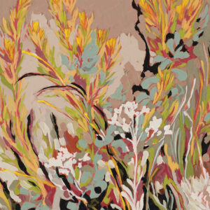 Yellow Leucadendron and Everlastings_Mountain