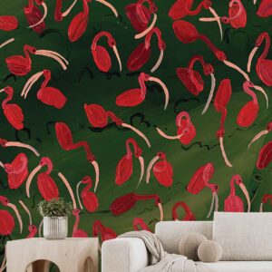 Scarlet Ibis Flock