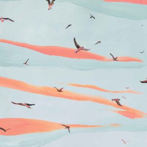 Seagulls in Flight