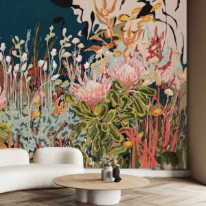 Fynbos landscape with King Proteas and Everlastings - 2026