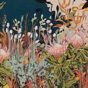 Fynbos landscape with King Proteas and Everlastings - 2026