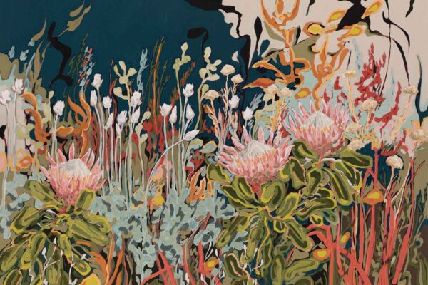 Fynbos landscape with King Proteas and Everlastings - 2026 - Image 2